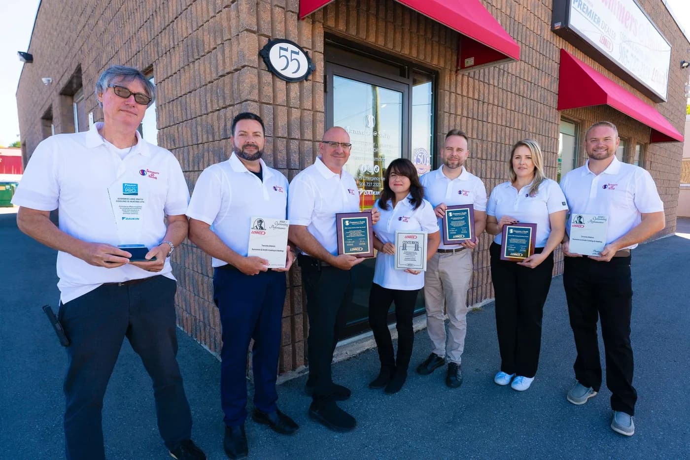 Summers & Smith team members at the Aurora office